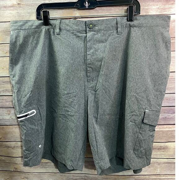 Tommy Bahama Cargo Shorts Gray IslandZone 2XLB UPF 30+ Chino Stretch $99 - Picture 1 of 12